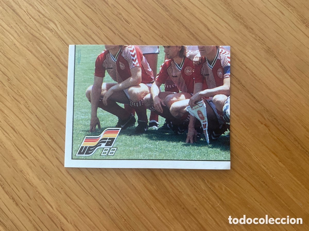 Cartes &agrave; collectionner de Football: Cromo panini euro 88 Alemania n&uacute;mero 101 Dinamarca - Sticker album eurocup 1988 Germany
