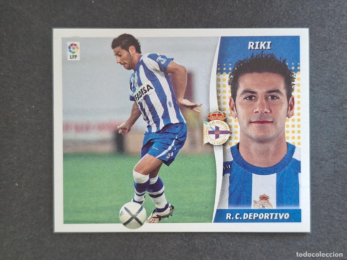 Cartes &agrave; collectionner de Football: L6 RIKI DEPORTIVO DE LA CORU&Ntilde;A FICHAJE 14 LIGA ESTE 2006 2007 06 07 NUNCA PEGADO SIN PEGAR