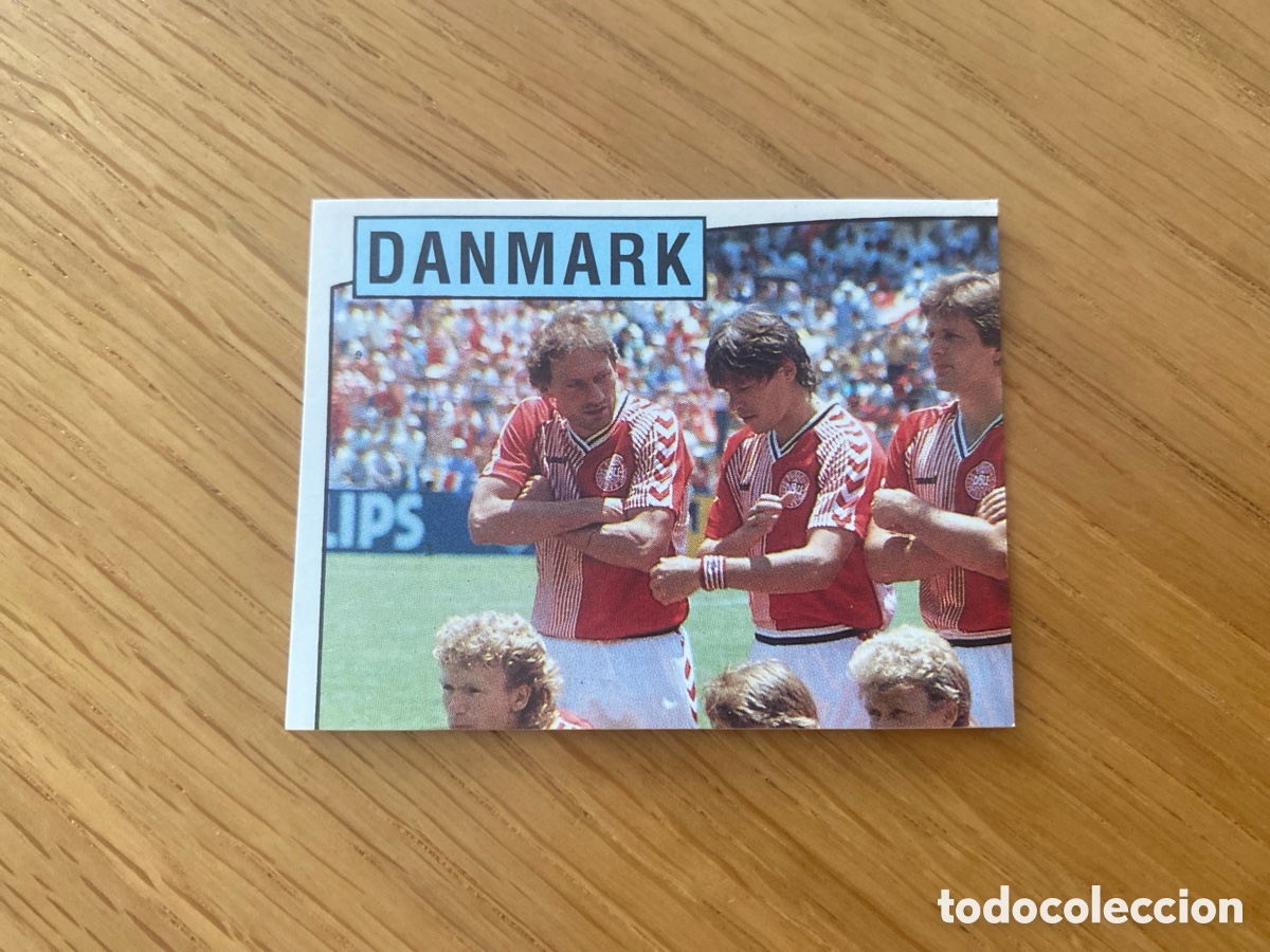 Cartes &agrave; collectionner de Football: Cromo panini euro 88 Alemania n&uacute;mero 99 Dinamarca - Sticker album eurocup 1988 Germany