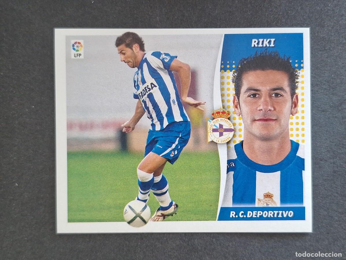 Cartes &agrave; collectionner de Football: L6 RIKI DEPORTIVO DE LA CORU&Ntilde;A FICHAJE 14 LIGA ESTE 2006 2007 06 07 NUNCA PEGADO SIN PEGAR