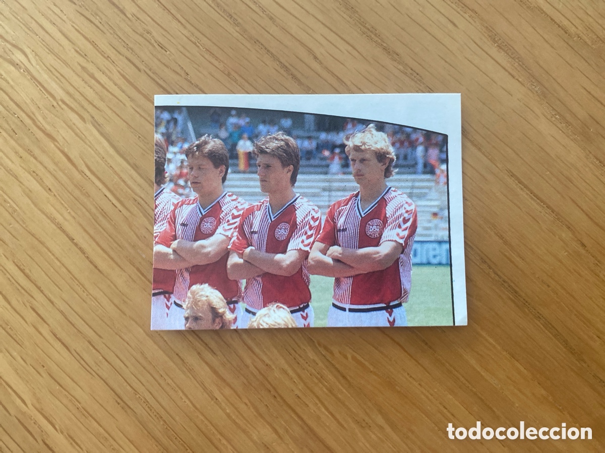 Cartes &agrave; collectionner de Football: Cromo panini euro 88 Alemania n&uacute;mero 100 Dinamarca - Sticker album eurocup 1988 Germany