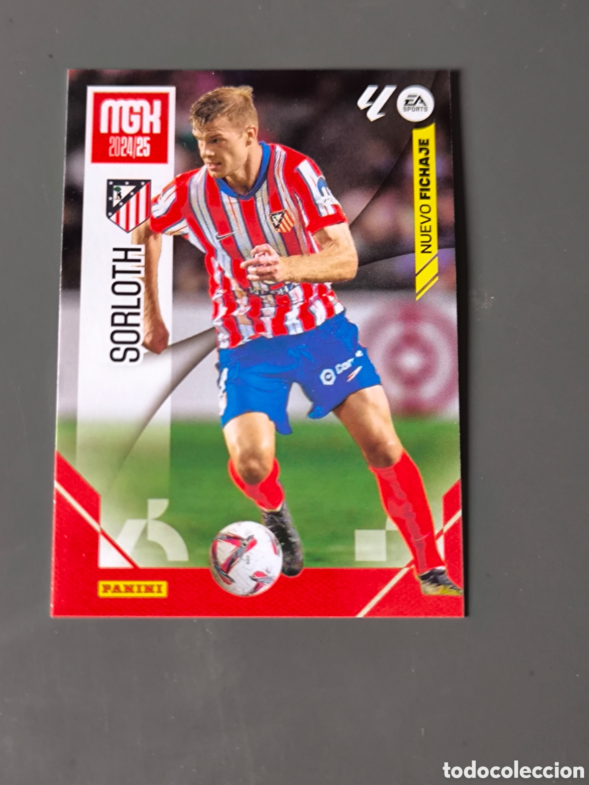 Cartes &agrave; collectionner de Football: SORLOTH 457 Nuevo Fichaje Atl&eacute;tico de Madrid Megacracks MGK 25 26