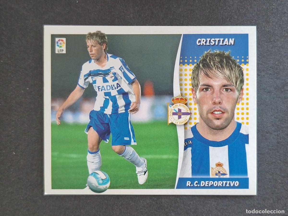 Cromos de Futebol: L6 CRISTIAN DEPORTIVO DE LA CORU&Ntilde;A FICHAJE 20 LIGA ESTE 2006 2007 06 07 NUNCA PEGADO SIN PEGAR