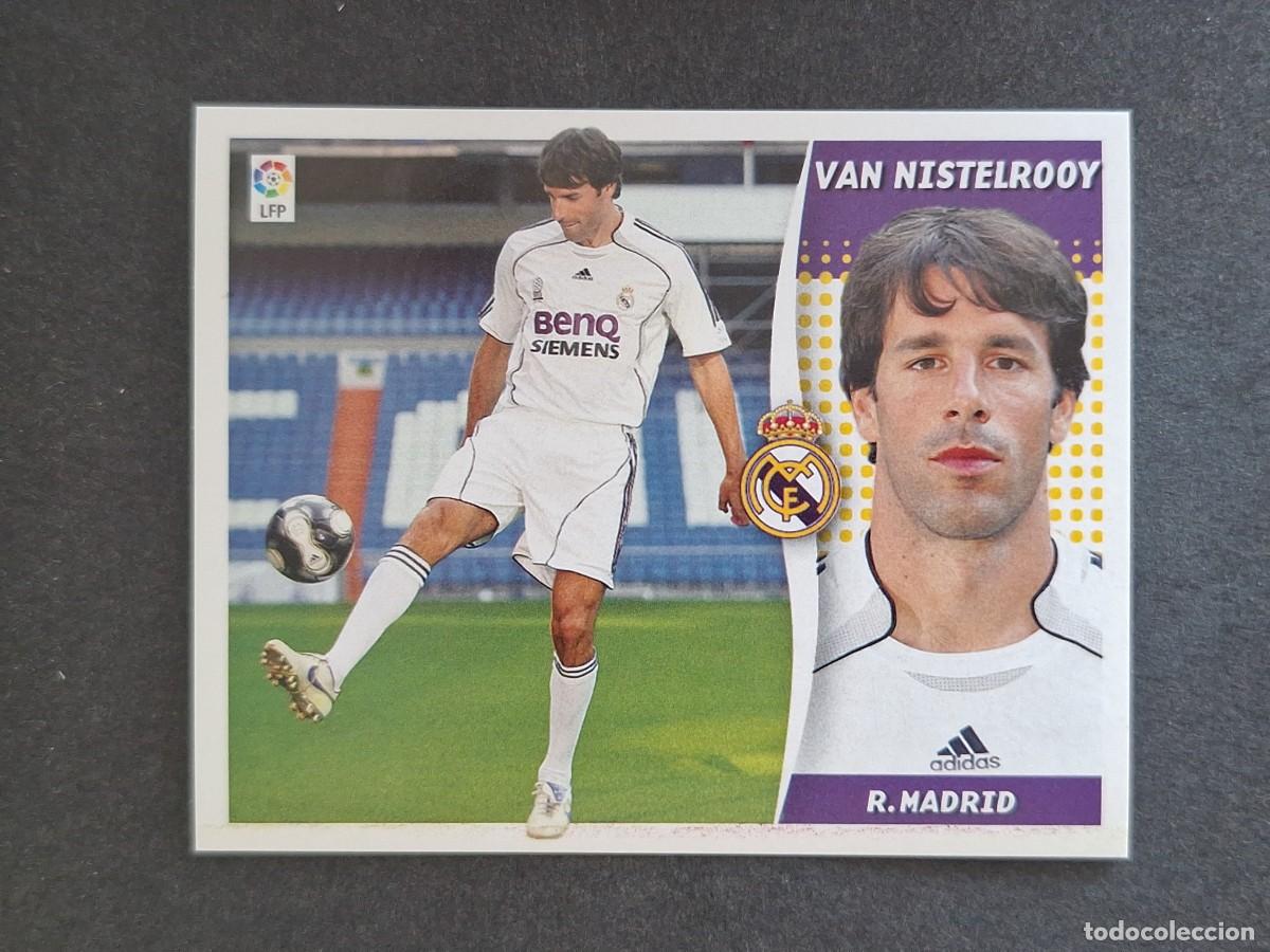 Cartes &agrave; collectionner de Football: L6 VAN NISTELROOY REAL MADRID FICHAJE 21 LIGA ESTE 2006 2007 06 07 NUNCA PEGADO SIN PEGAR