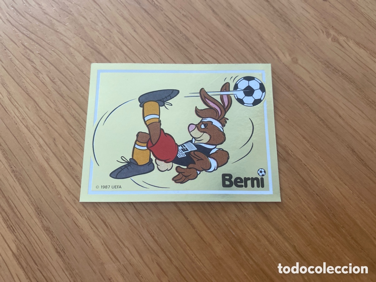 Cromos de f&uacute;tbol: Cromo panini euro 88 Alemania n&uacute;mero 44 Berni - Sticker album eurocup 1988 Germany