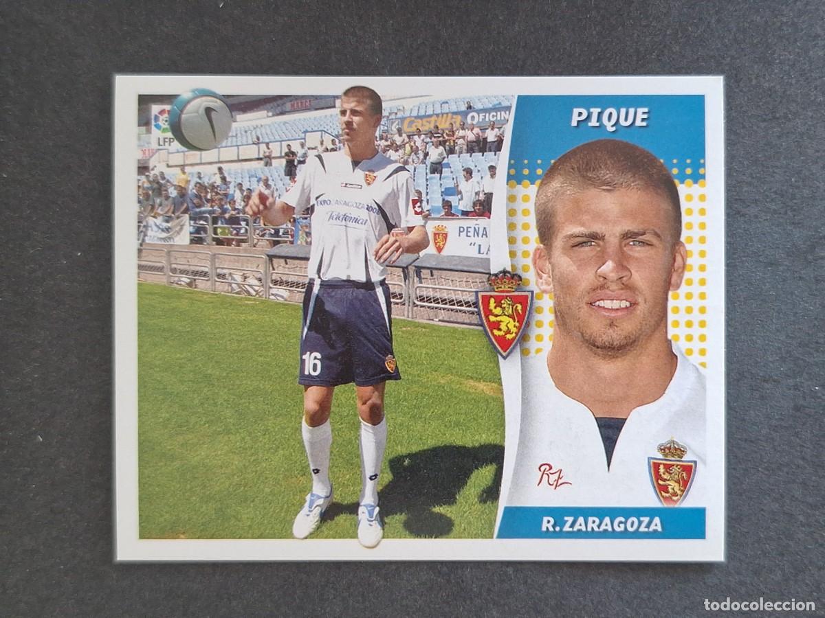 Cromos de f&uacute;tbol: L6 PIQUE REAL ZARAGOZA FICHAJE 25 LIGA ESTE 2006 2007 06 07 NUNCA PEGADO SIN PEGAR