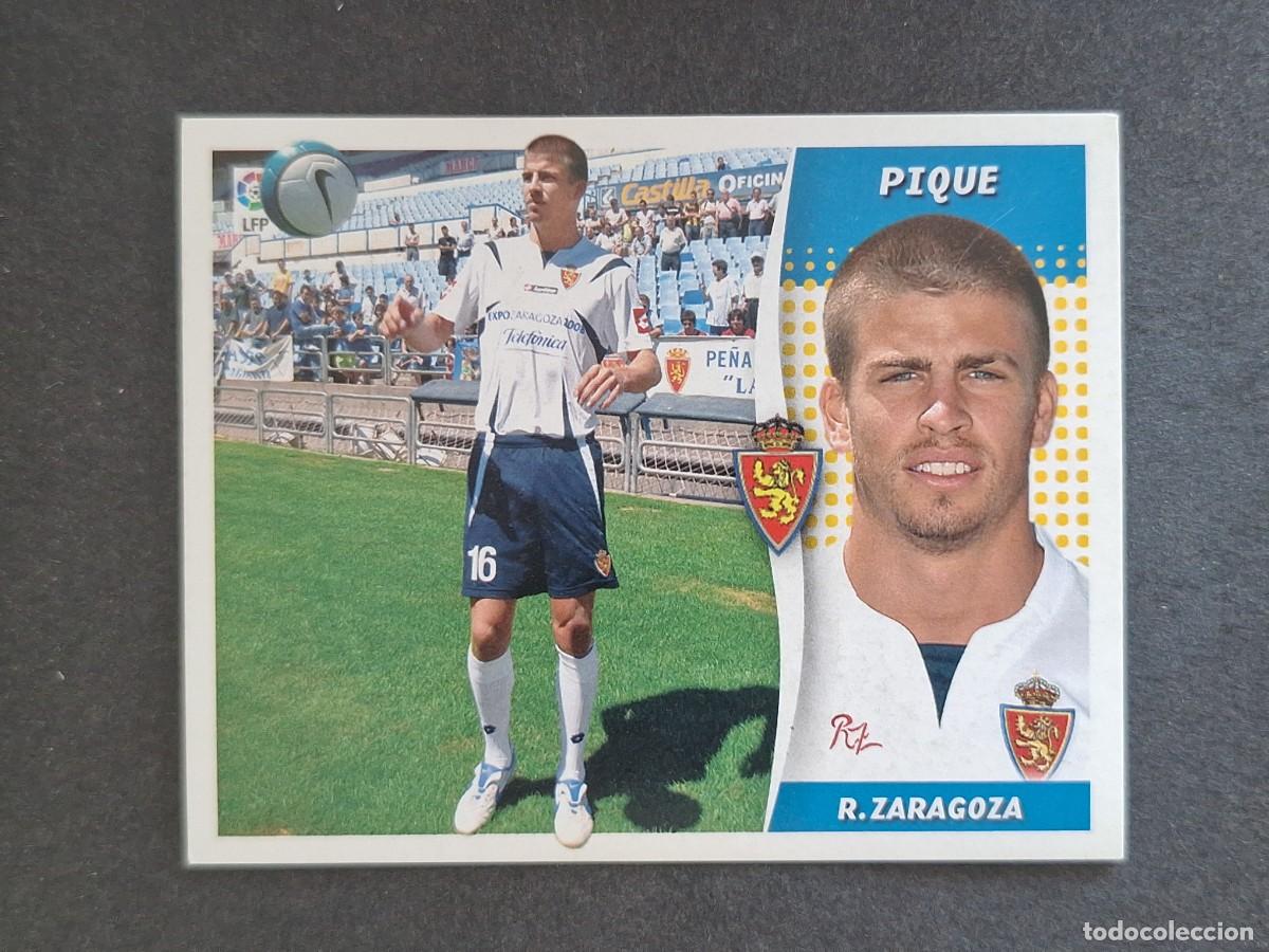 Cromos de f&uacute;tbol: L6 PIQUE REAL ZARAGOZA FICHAJE 25 LIGA ESTE 2006 2007 06 07 NUNCA PEGADO SIN PEGAR