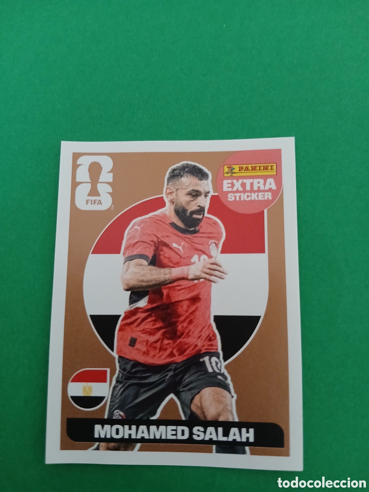 Cromos de f&uacute;tbol: MOHAMED SALAH EGIPTO BRONCE EXTRA STICKER ⚽ PANINI FIFA MUNDIAL WORLD CUP 26 2026 STICKER ⚽