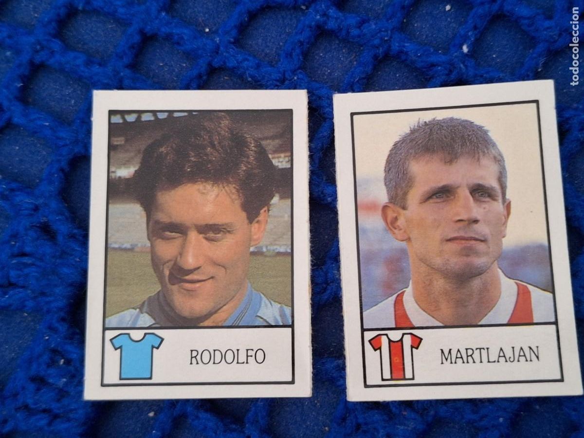 Football Stickers: BOLLYCAO F&Uacute;TBOL 87 88 NUNCA PEGADO CELTA DE VIGO Rodolfo Logro&ntilde;&eacute;s martlajan