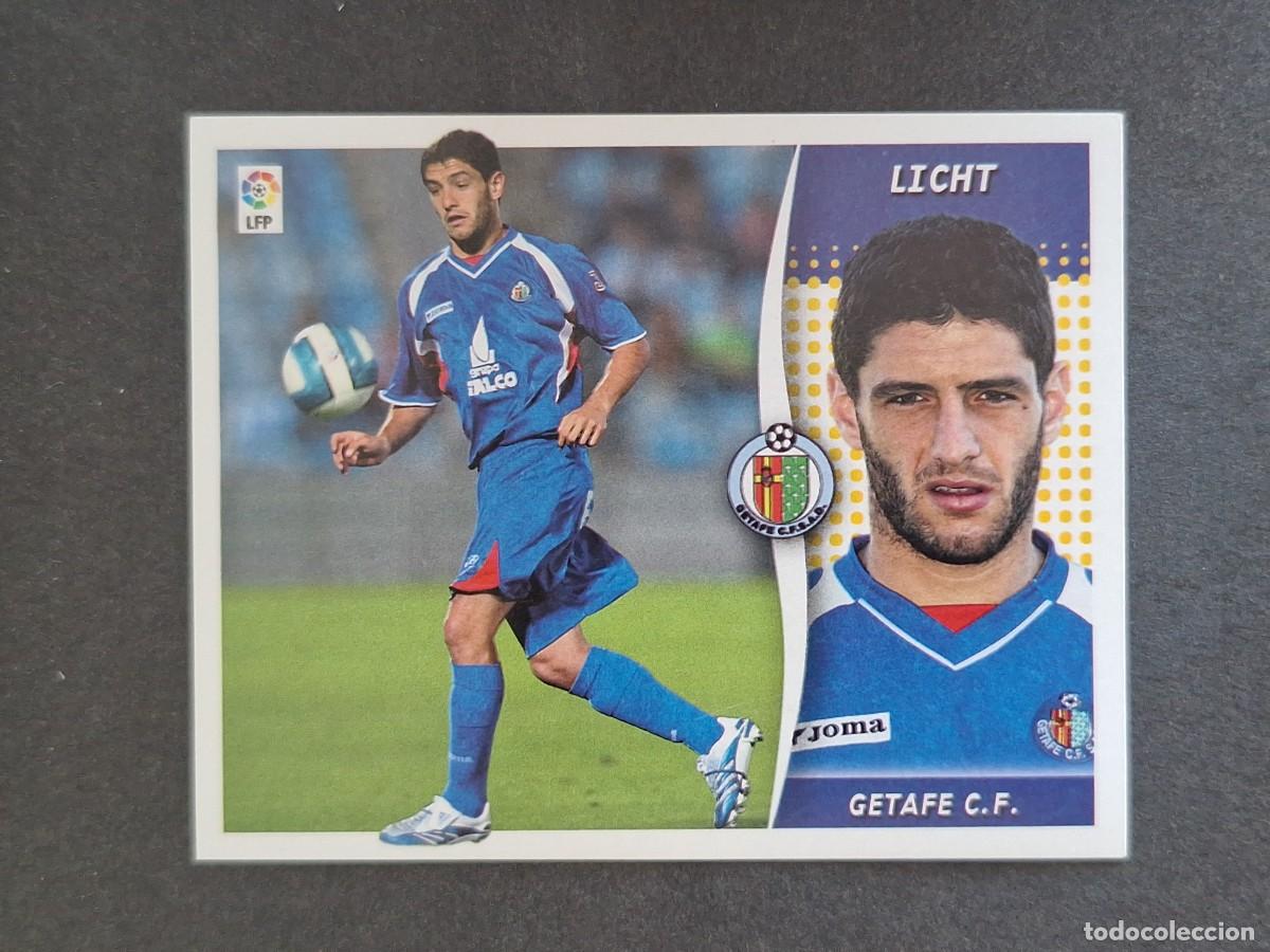 Cromos de f&uacute;tbol: L6 LICHT GETAFE C. F. FICHAJE 36 LIGA ESTE 2006 2007 06 07 NUNCA PEGADO SIN PEGAR