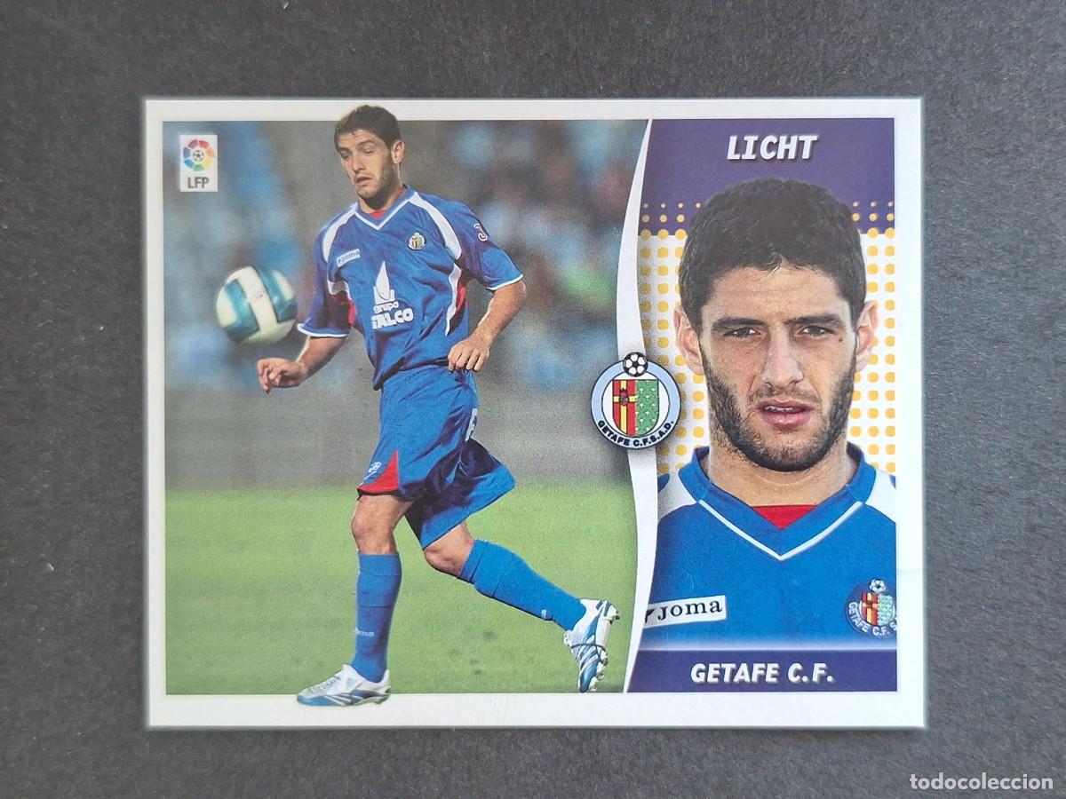 Cromos de f&uacute;tbol: L6 LICHT GETAFE C. F. FICHAJE 36 LIGA ESTE 2006 2007 06 07 NUNCA PEGADO SIN PEGAR