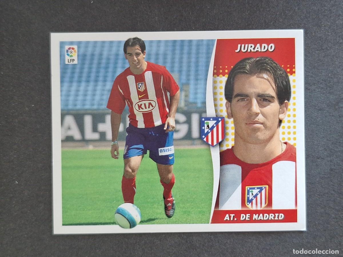 Cromos de f&uacute;tbol: L6 JURADO ATLETICO DE MADRID FICHAJE 38 LIGA ESTE 2006 2007 06 07 NUNCA PEGADO SIN PEGAR