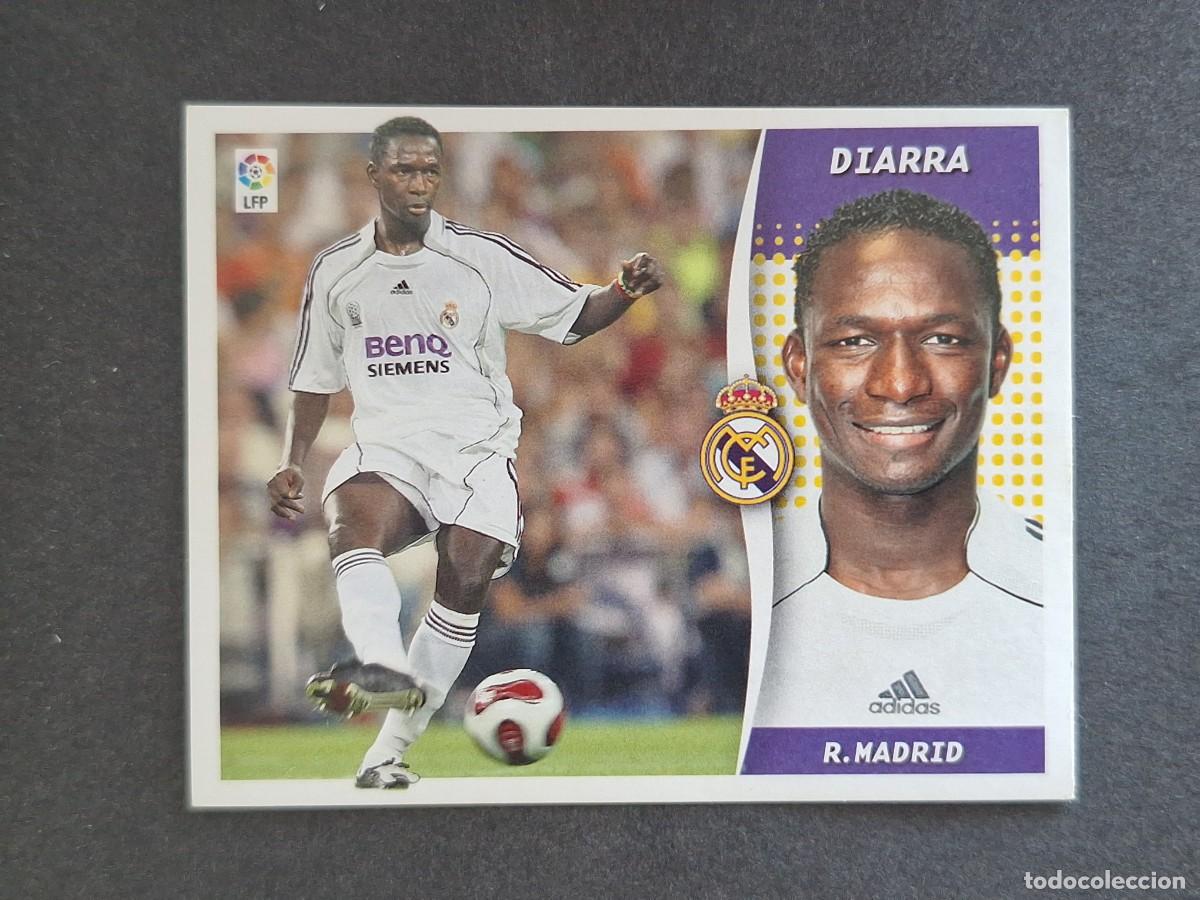 Cromos de f&uacute;tbol: L6 DIARRA REAL MADRID FICHAJE 39 LIGA ESTE 2006 2007 06 07 NUNCA PEGADO SIN PEGAR