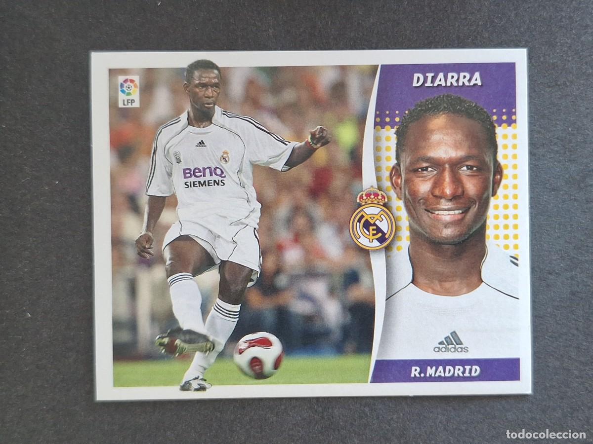 Cromos de f&uacute;tbol: L6 DIARRA REAL MADRID FICHAJE 39 LIGA ESTE 2006 2007 06 07 NUNCA PEGADO SIN PEGAR