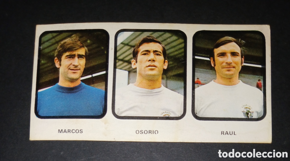 Cromos de f&uacute;tbol: Cromo N&ordm; 249 Burgos C.F. (Marcos - Osorio - Ra&uacute;l) - Liga 1973-74 (73/74) Ed. Ruiz Romero - Nunca peg
