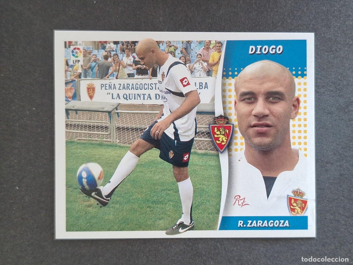 Cromos de f&uacute;tbol: L6 DIOGO REAL ZARAGOZA FICHAJE 40 LIGA ESTE 2006 2007 06 07 NUNCA PEGADO SIN PEGAR