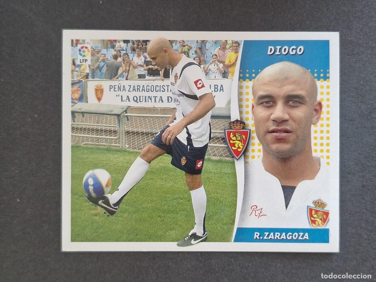 Cromos de f&uacute;tbol: L6 DIOGO REAL ZARAGOZA FICHAJE 40 LIGA ESTE 2006 2007 06 07 NUNCA PEGADO SIN PEGAR