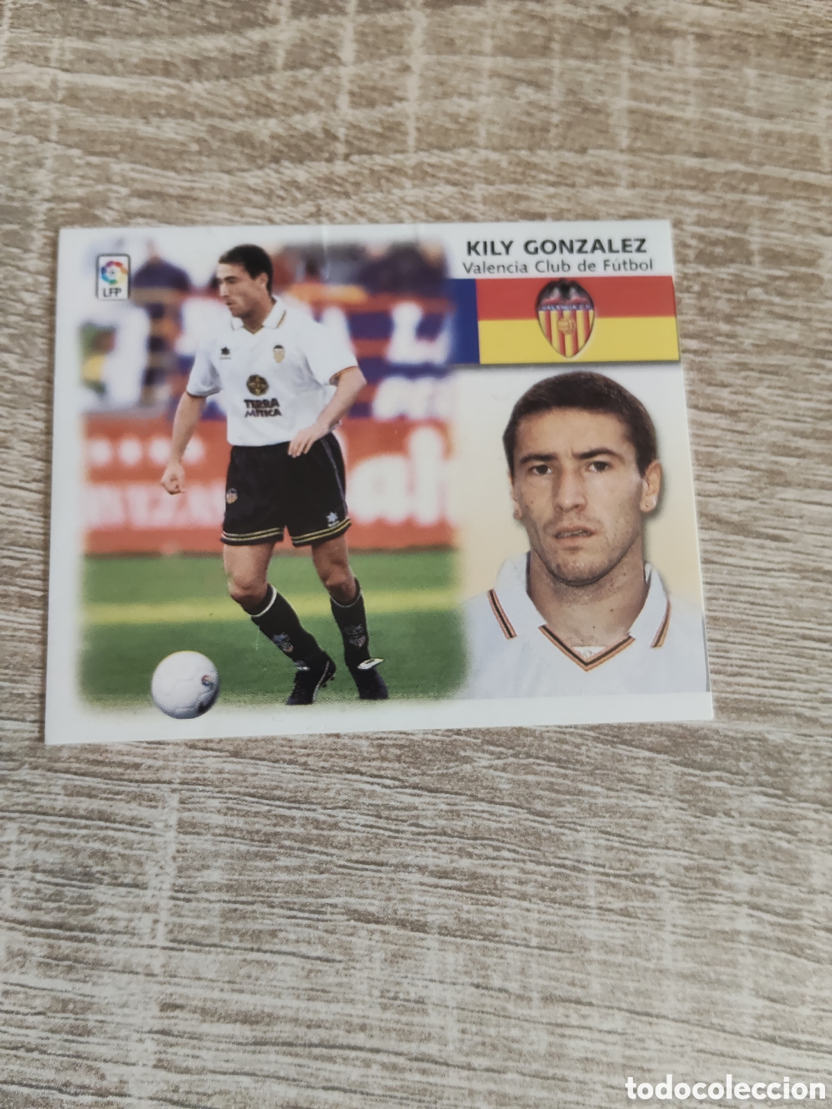 Cromos de f&uacute;tbol: Kily Gonz&aacute;lez fichaje 28 Valencia liga 1999 2000 99 00 ediciones este nuevo
