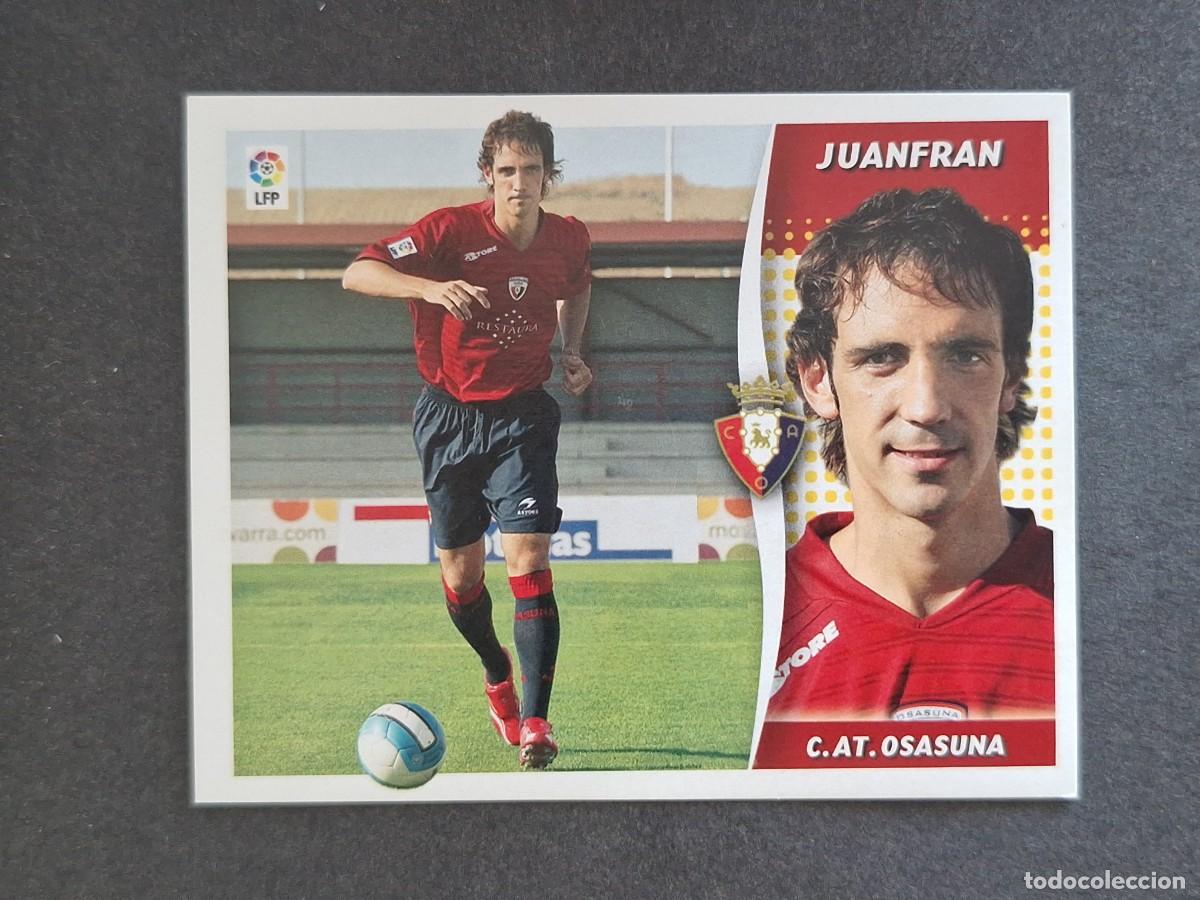 Cromos de f&uacute;tbol: L6 JUANFRAN C. A. OSASUNA FICHAJE 44 LIGA ESTE 2006 2007 06 07 NUNCA PEGADO SIN PEGAR