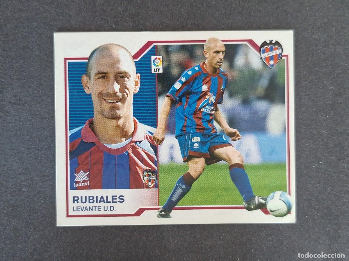 Cromos de f&uacute;tbol: L6 RUBIALES LEVANTE U. D. LIGA ESTE 2007 2008 07 08 NUNCA PEGADO SIN PEGAR