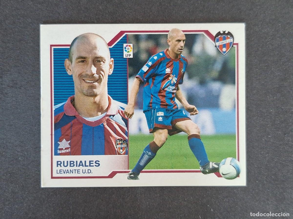 Cromos de f&uacute;tbol: L6 RUBIALES LEVANTE U. D. LIGA ESTE 2007 2008 07 08 NUNCA PEGADO SIN PEGAR