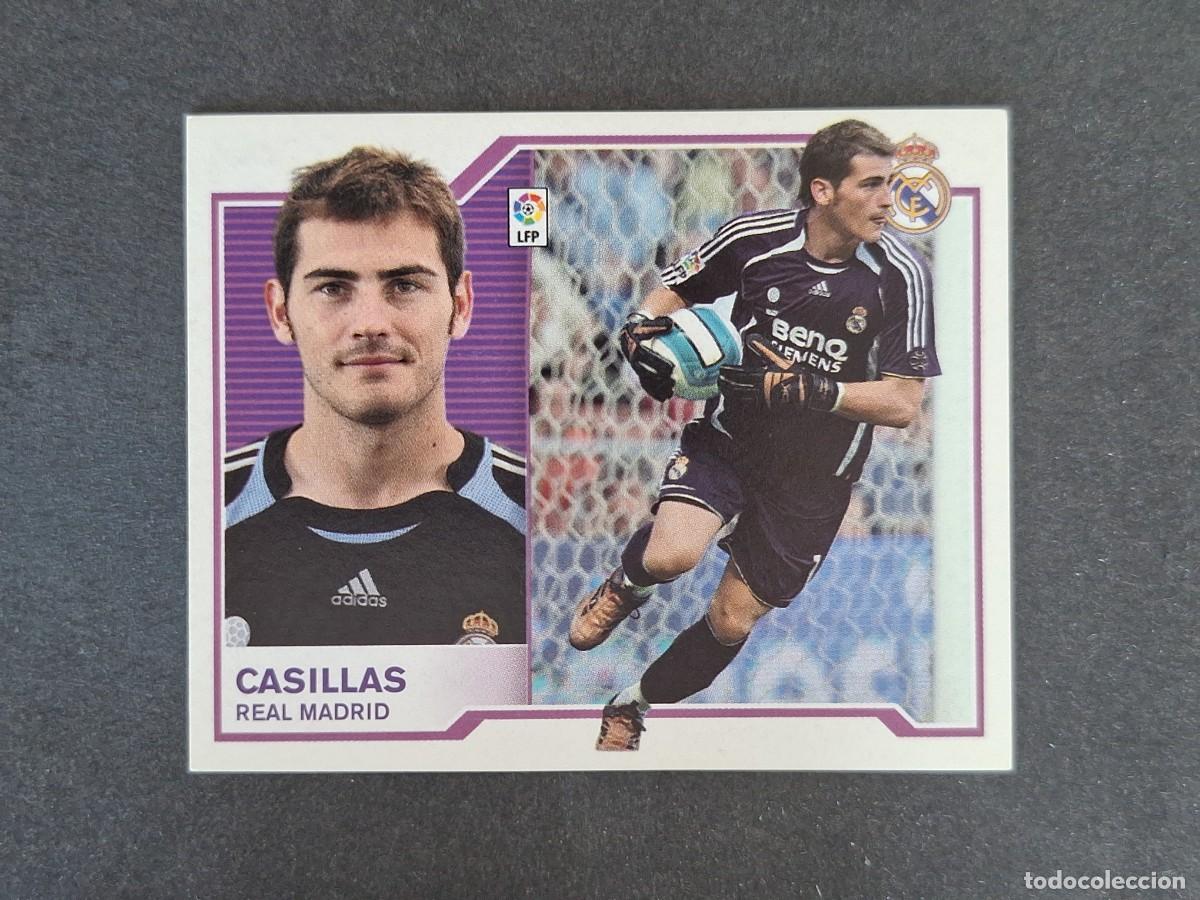 Cromos de f&uacute;tbol: L6 CASILLA REAL MADRID LIGA ESTE 2007 2008 07 08 NUNCA PEGADO SIN PEGAR