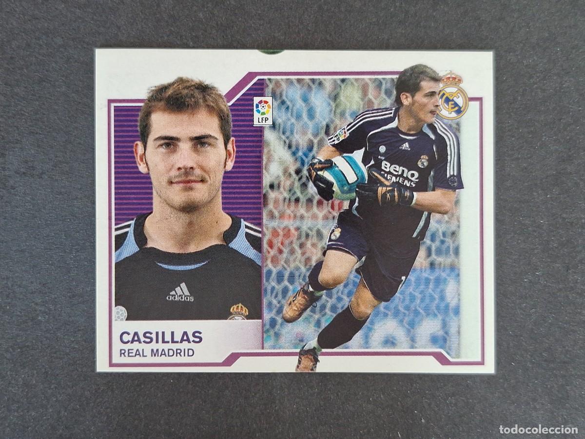 Cromos de f&uacute;tbol: L6 CASILLA REAL MADRID LIGA ESTE 2007 2008 07 08 NUNCA PEGADO SIN PEGAR
