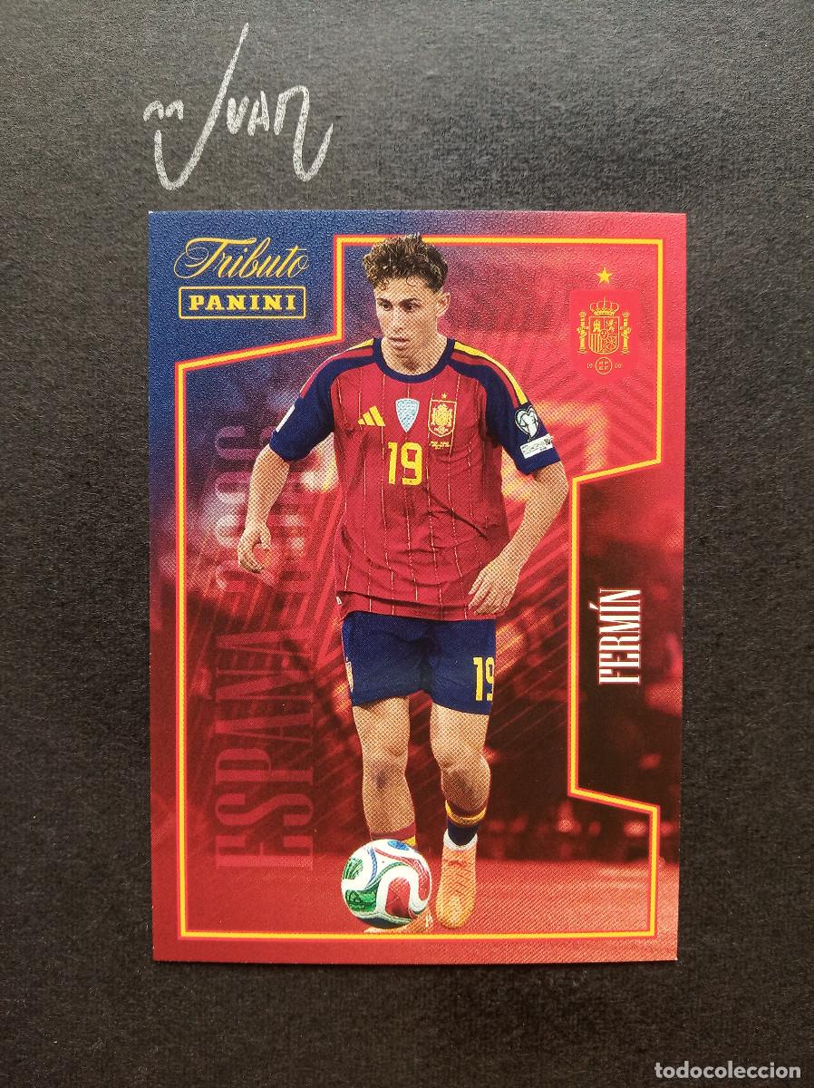 Cromos de f&uacute;tbol: N&ordm; 59 FERMIN ESPA&Ntilde;A FC BARCELONA ⚽ PANINI &reg; TRIBUTO SELECCION ESPA&Ntilde;OLA 2025 2026 MUNDIAL 25 26 NUEVO