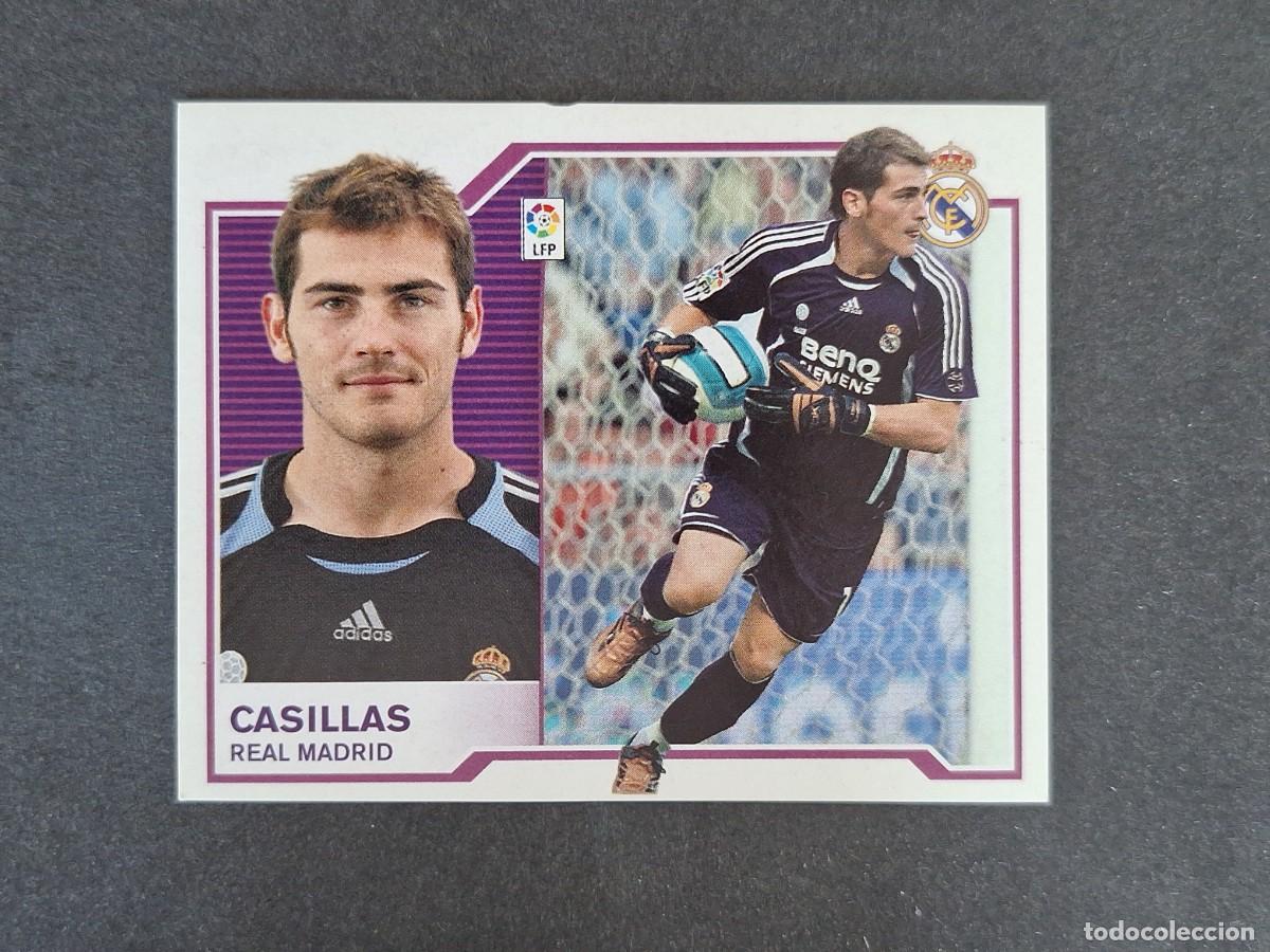 Cromos de f&uacute;tbol: L6 CASILLA REAL MADRID LIGA ESTE 2007 2008 07 08 NUNCA PEGADO SIN PEGAR