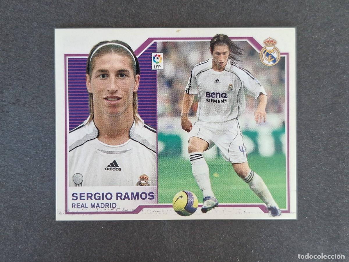 Cromos de f&uacute;tbol: L6 SERGIO RAMOS REAL MADRID LIGA ESTE 2007 2008 07 08 NUNCA PEGADO SIN PEGAR