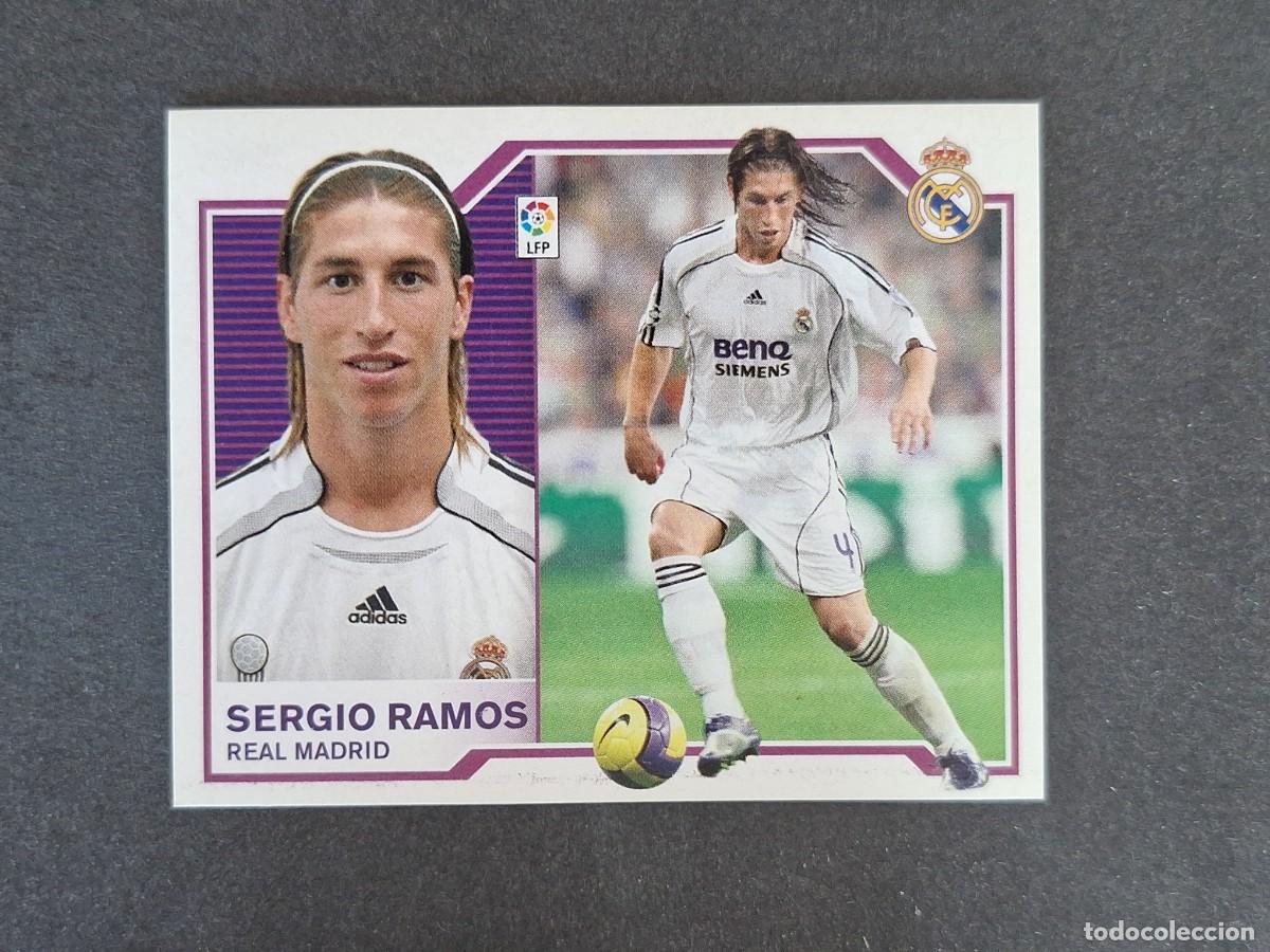 Cromos de f&uacute;tbol: L6 SERGIO RAMOS REAL MADRID LIGA ESTE 2007 2008 07 08 NUNCA PEGADO SIN PEGAR