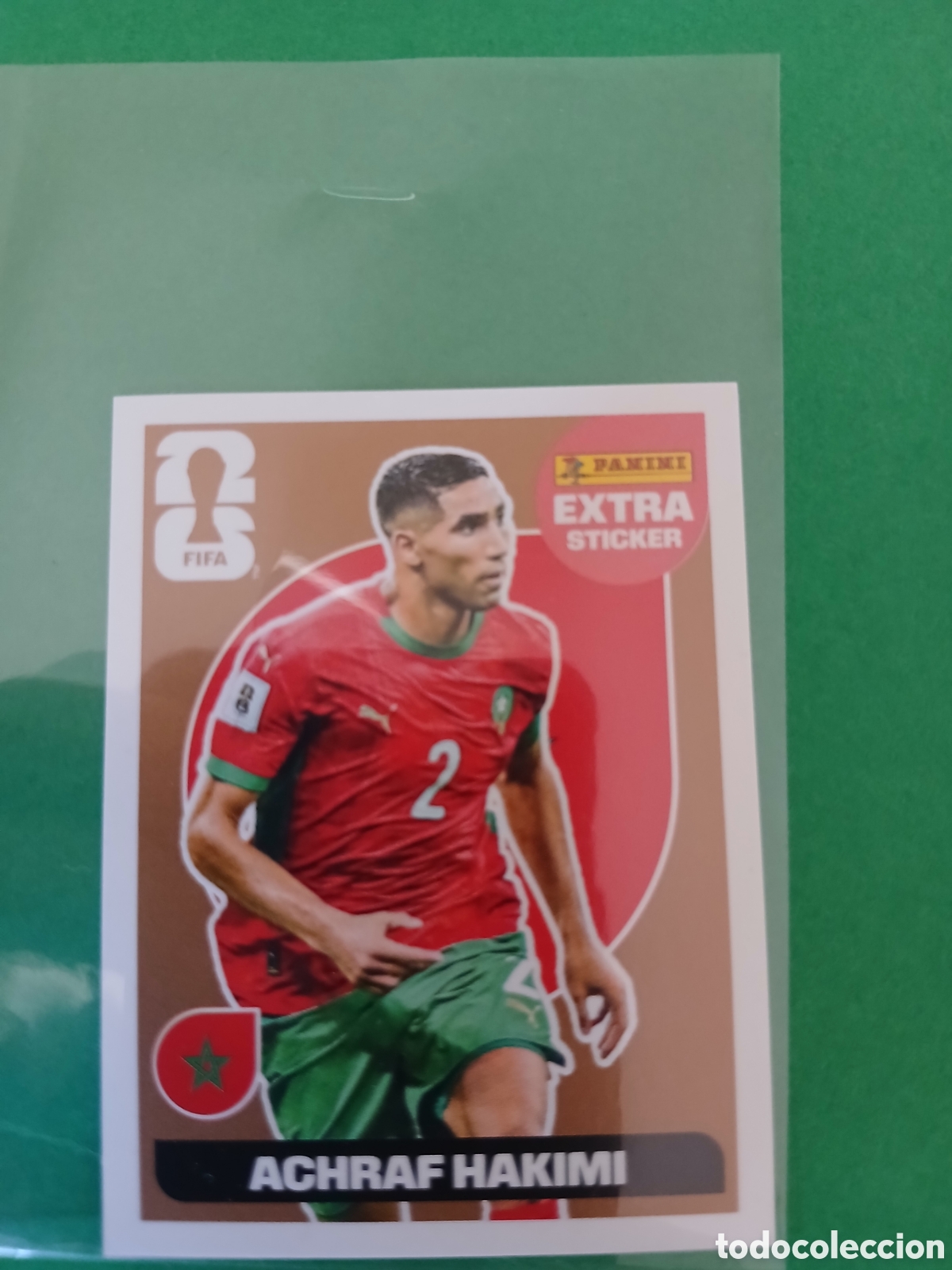Cromos de f&uacute;tbol: ACHRAF HAKIMI MARRUECOS BRONCE EXTRA STICKER ⚽ PANINI FIFA MUNDIAL WORLD CUP 26 2026 STICKER ⚽