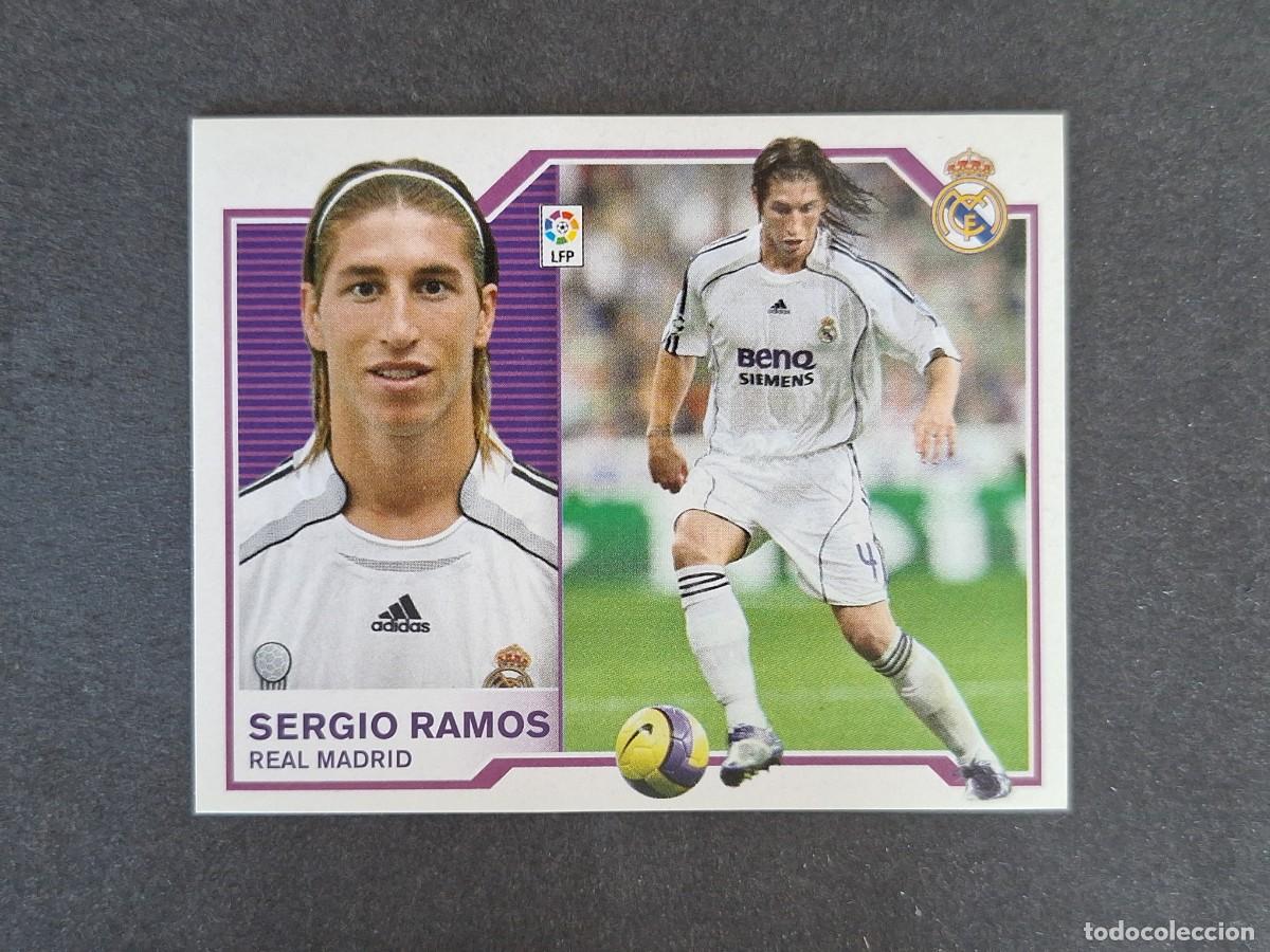 Cromos de f&uacute;tbol: L6 SERGIO RAMOS REAL MADRID LIGA ESTE 2007 2008 07 08 NUNCA PEGADO SIN PEGAR