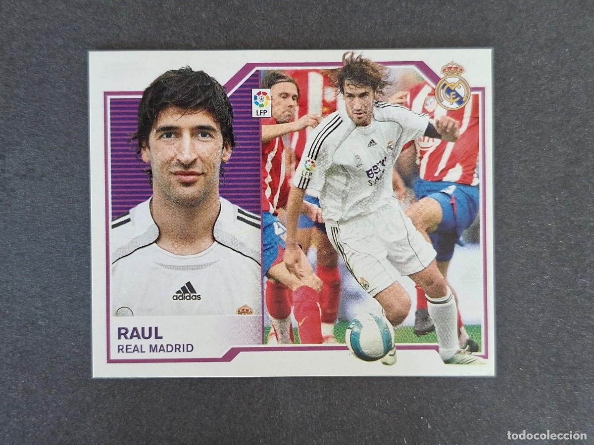 Cromos de f&uacute;tbol: L6 RAUL REAL MADRID LIGA ESTE 2007 2008 07 08 NUNCA PEGADO SIN PEGAR
