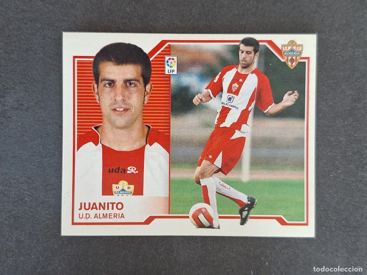 Football Stickers: L6 JUANITO U. D. ALMERIA COLOCA LIGA ESTE 2007 2008 07 08 NUNCA PEGADO SIN PEGAR