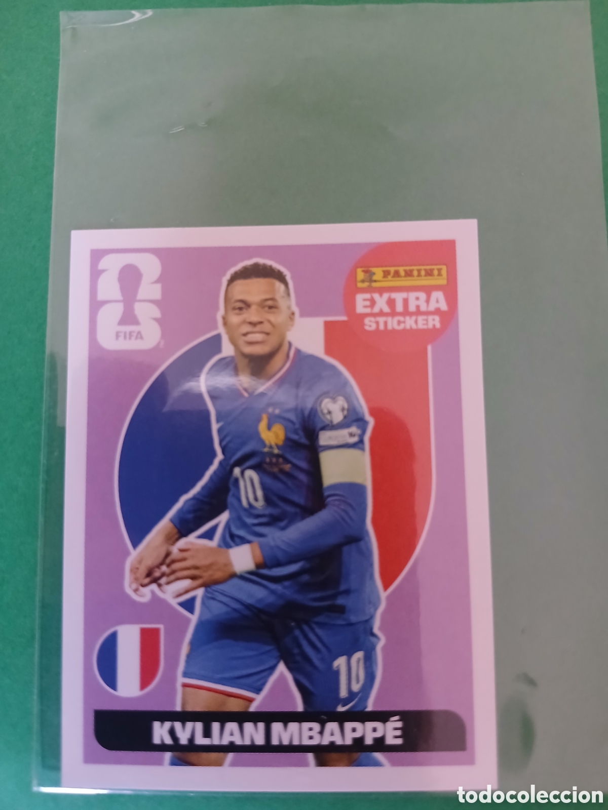 Cartes &agrave; collectionner de Football: KYLIAN MBAPP&Eacute; BASE MORADO EXTRA STICKER ⚽ PANINI FIFA MUNDIAL WORLD CUP 26 2026 STICKER ⚽