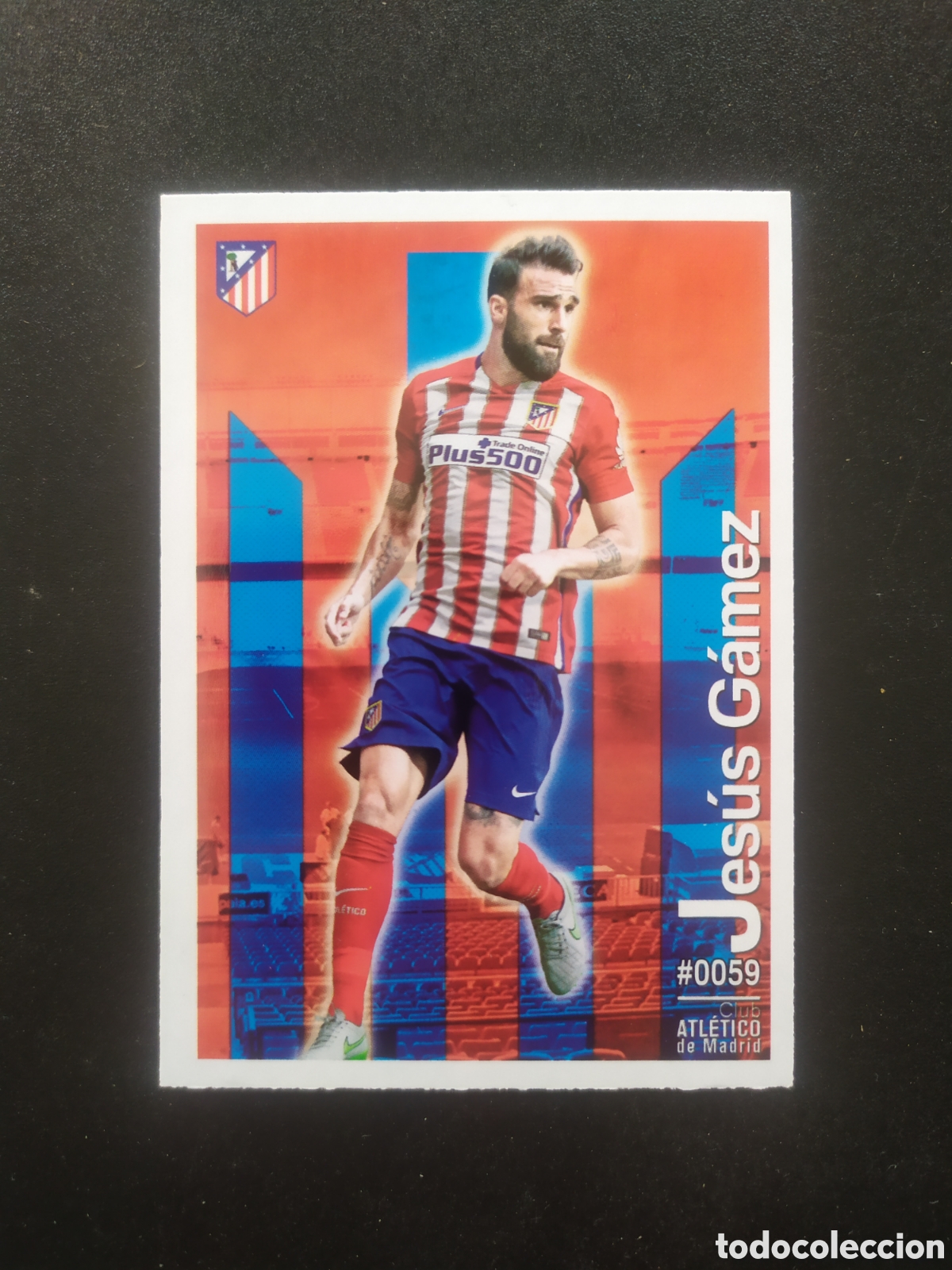 Cartes &agrave; collectionner de Football: Mundicromo fichas Liga 2015 2016 15 16 Jes&uacute;s Gamez n&deg; 59 Atl&eacute;tico Madrid