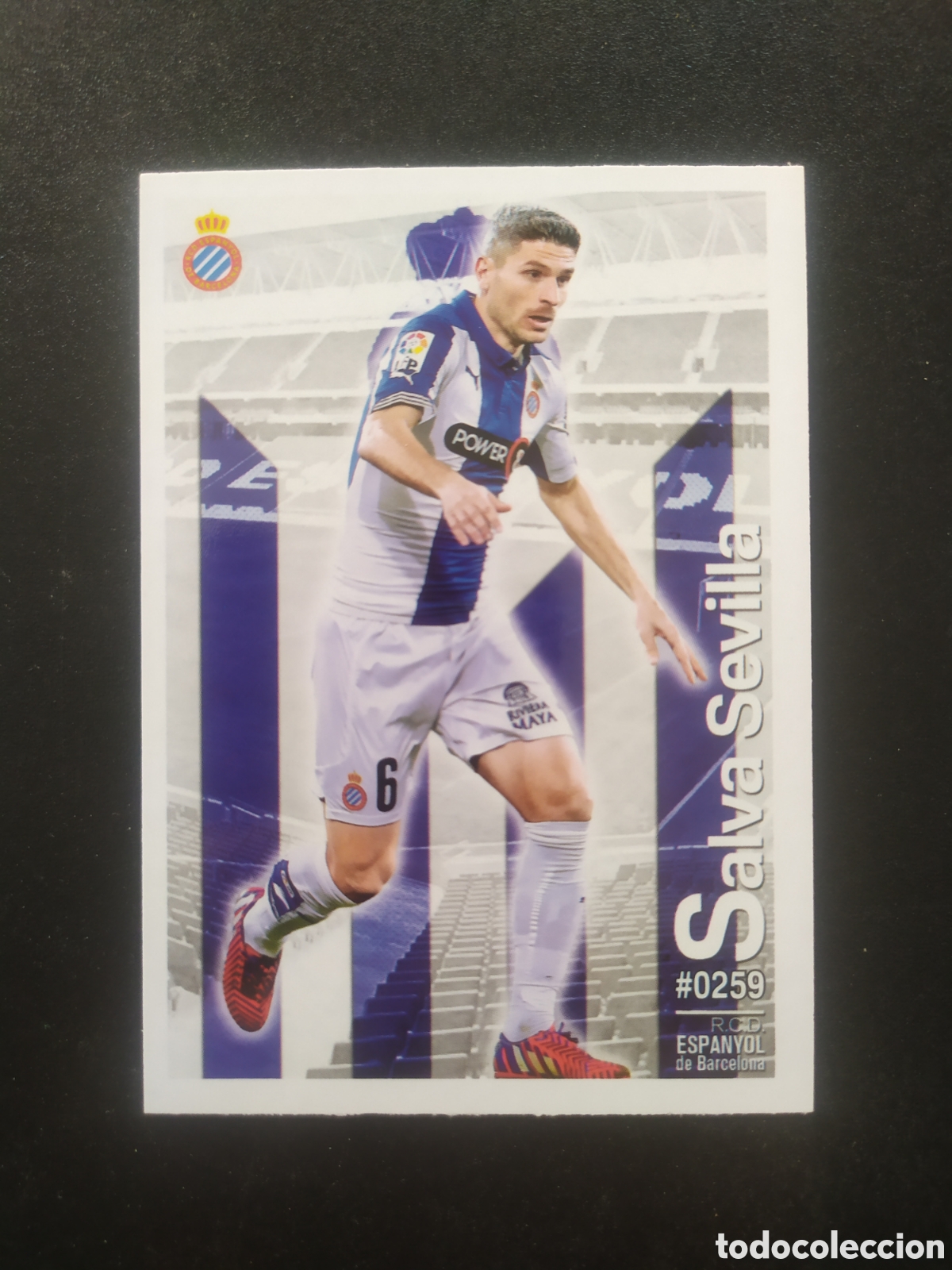 Cartes &agrave; collectionner de Football: Mundicromo fichas Liga 2015 2016 15 16 Salva Sevilla n&deg; 259 Espanyol