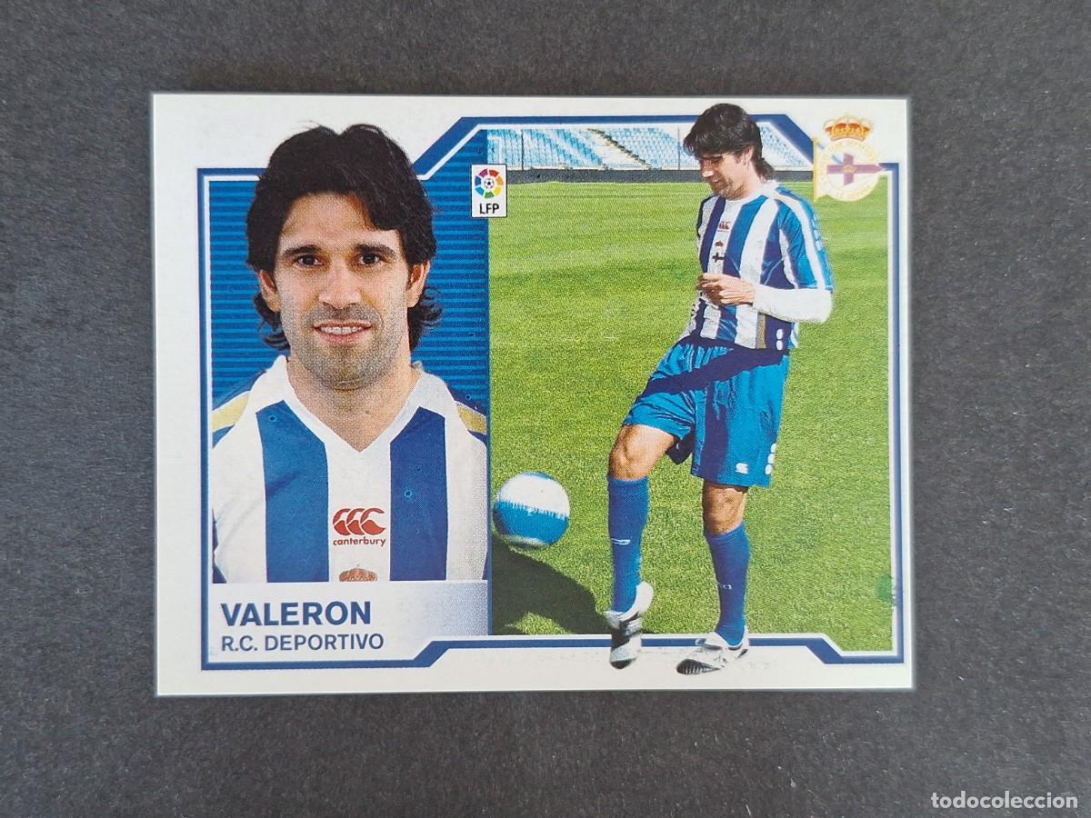 Cartes &agrave; collectionner de Football: L6 VALERON DEPORTIVO DE LA CORU&Ntilde;A COLOCA LIGA ESTE 2007 2008 07 08 NUNCA PEGADO SIN PEGAR