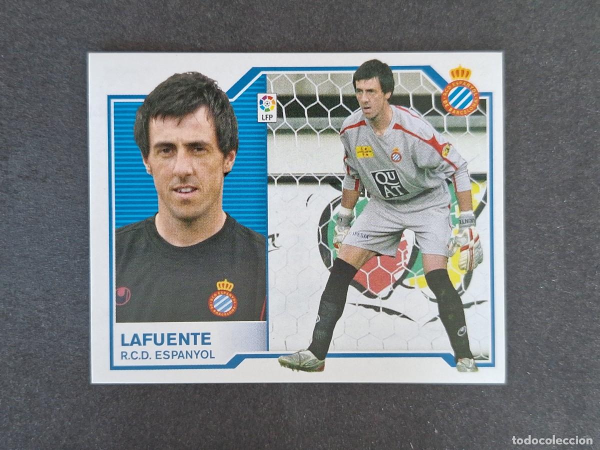 Cromos de f&uacute;tbol: L6 LAFUENTE R. C. D. ESPA&Ntilde;OL COLOCA LIGA ESTE 2007 2008 07 08 NUNCA PEGADO SIN PEGAR