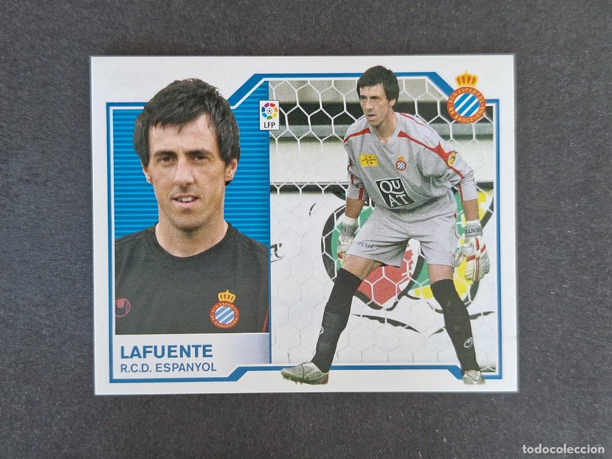 Cromos de f&uacute;tbol: L6 LAFUENTE R. C. D. ESPA&Ntilde;OL COLOCA LIGA ESTE 2007 2008 07 08 NUNCA PEGADO SIN PEGAR