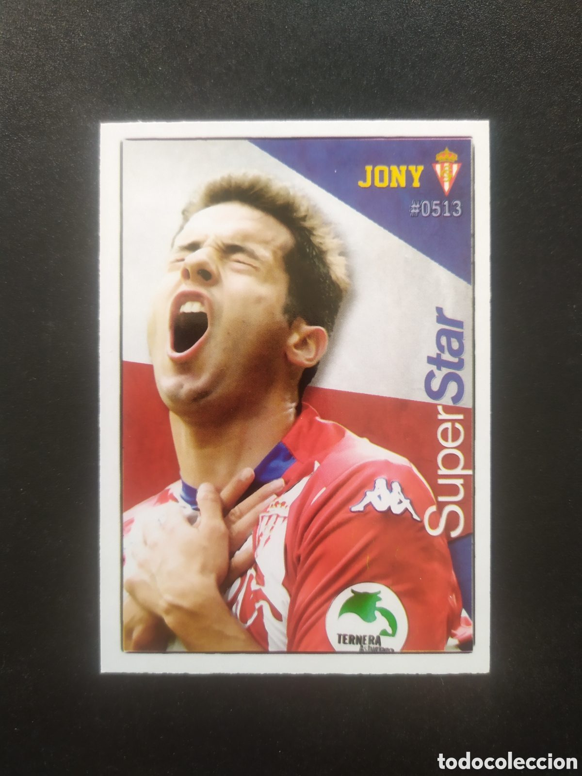 Cromos de f&uacute;tbol: Mundicromo fichas Liga 2015 2016 15 16 Jony superstar n&deg; 513 Sporting Gij&oacute;n