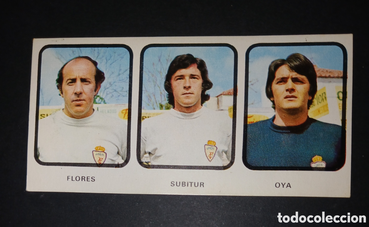 Cromos de f&uacute;tbol: Cromo Real Ja&eacute;n - Flores, Subitur, Oya - N&ordm; 180 - Liga 1973/74 Ruiz Romero / Ruiromer - Nunca Pegado