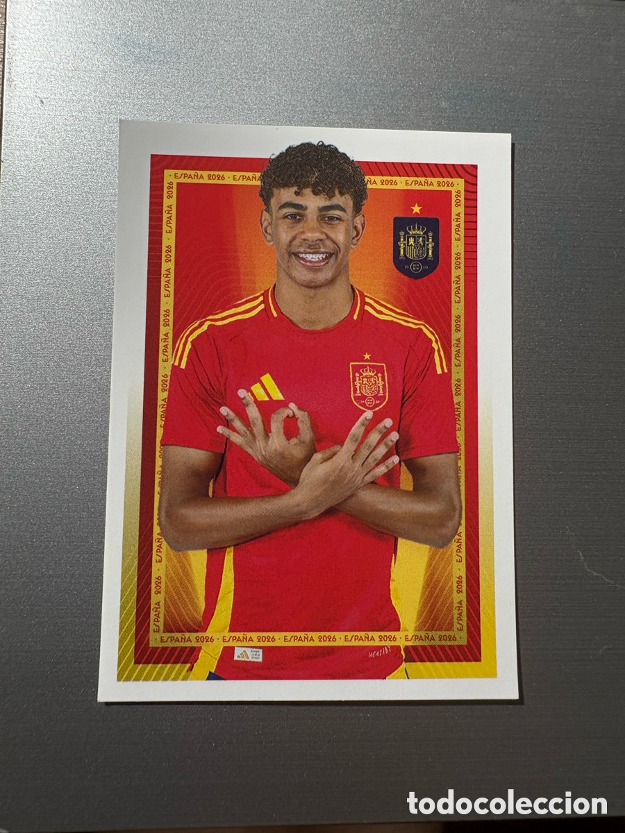 Cromos de f&uacute;tbol: LAMINE YAMAL 49 ESPA&Ntilde;A 2026 CARREFOUR