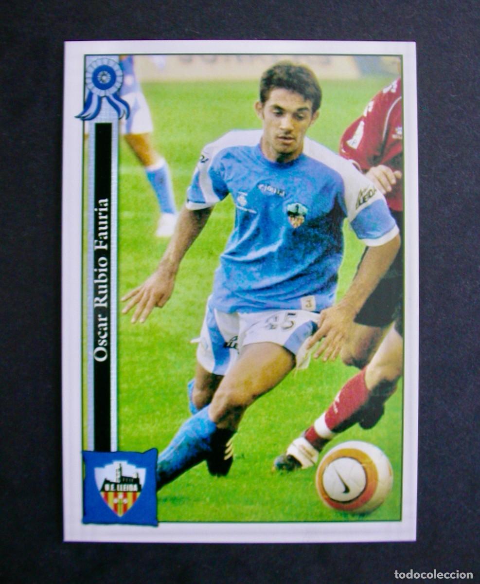 Football Stickers: 931 &Oacute;SCAR RUBIO LLEIDA / FICHAS DE LA LIGA 2005 2006 05 06 / MUNDICROMO