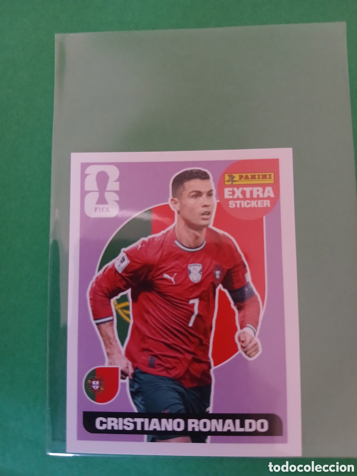 Cartes &agrave; collectionner de Football: CRISTIANO RONALDO PORTUGAL BASE EXTRA STICKER ⚽ PANINI FIFA MUNDIAL WORLD CUP 26 2026 STICKER ⚽