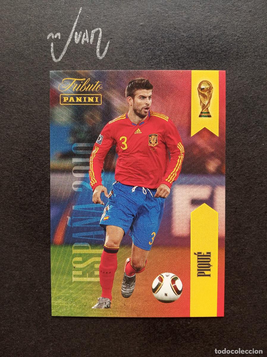 Cromos de f&uacute;tbol: N&ordm; 3 GERARD PIQUE ESPA&Ntilde;A FC BARCELONA ⚽ PANINI &reg; TRIBUTO SELECCION ESPA&Ntilde;OLA 2026 MUNDIAL 2010