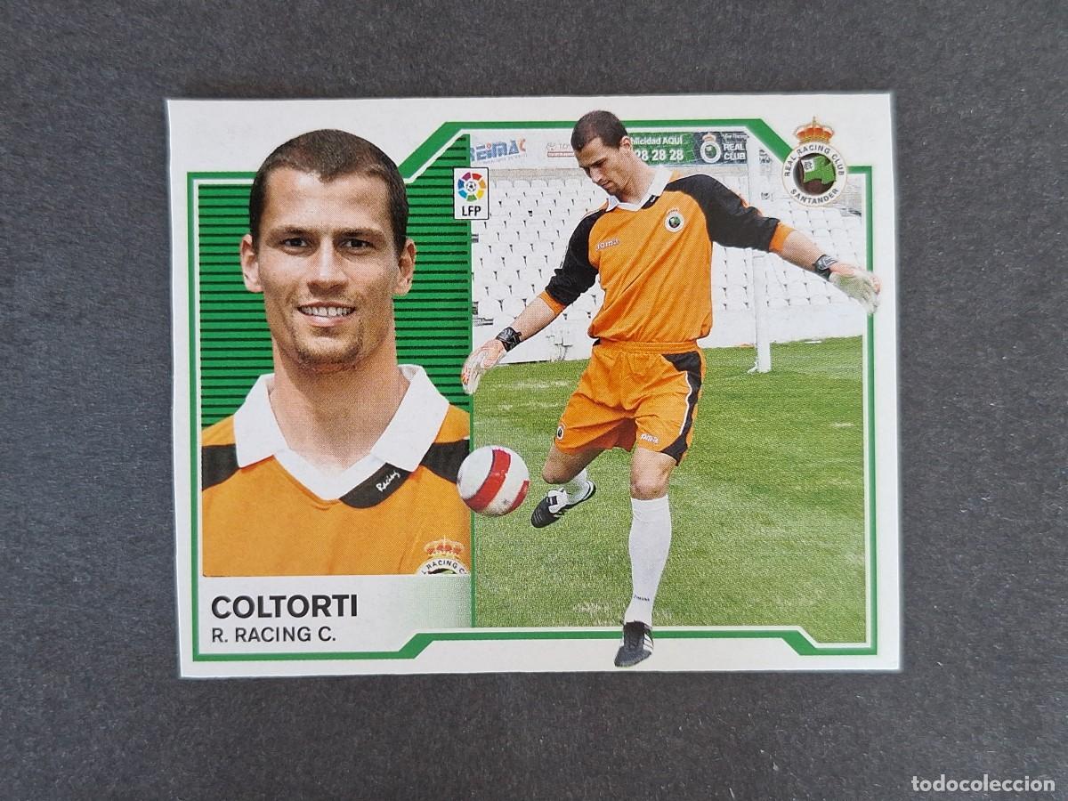 Fu&szlig;ball-Sticker: L6 COLTORTI RACING DE SANTANDER COLOCA LIGA ESTE 2007 2008 07 08 NUNCA PEGADO SIN PEGAR