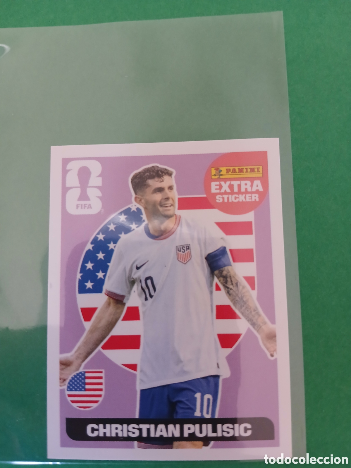 Fu&szlig;ball-Sticker: CHRISTIAN PULISIC USA BASE EXTRA STICKER ⚽ PANINI FIFA MUNDIAL WORLD CUP 26 2026 STICKER ⚽