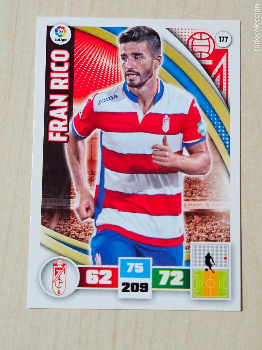 Fu&szlig;ball-Sticker: FICHA N&ordm; 177 FRAN RICO - ADRENALYN 15 16 - PANINI 2015 -16 - CROMO - GRANADA